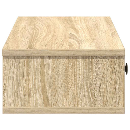 Vegghylle Sonoma Eik med skuffer 100x37,5x19 cm