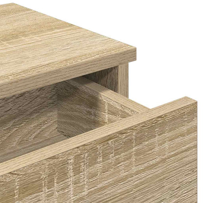 Vegghylle Sonoma Eik med skuffer 100x37,5x19 cm