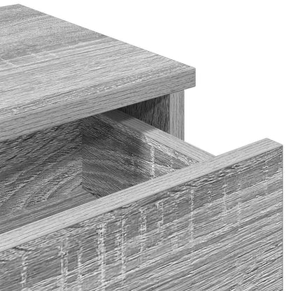 Vegghylle Sonoma Grå med skuffer 100x37,5x19 cm