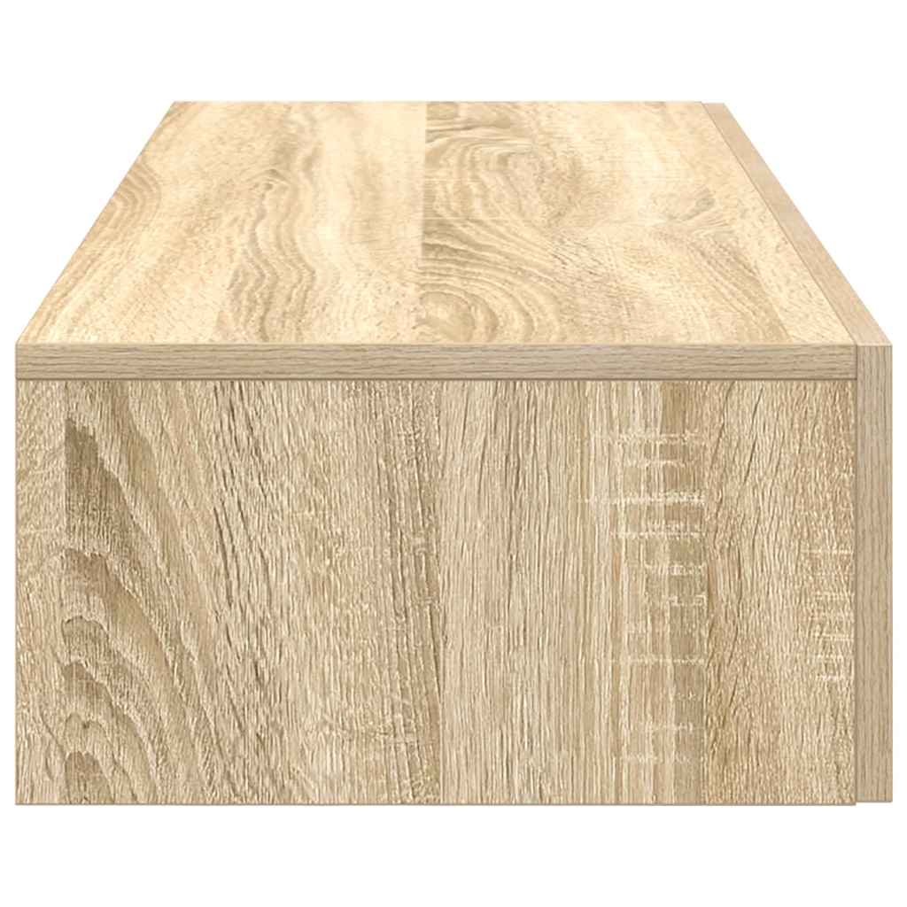 Vegghylle Sonoma Eik med skuffer 60x26,5x15 cm