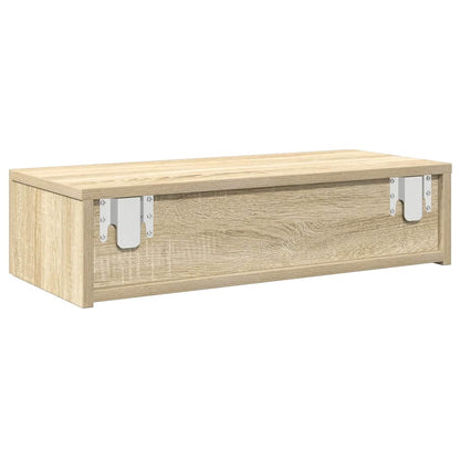 Vegghylle Sonoma Eik med skuffer 60x26,5x15 cm