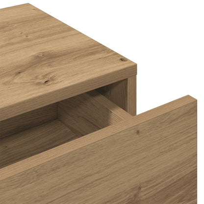 Vegghylle Artisan Eik med skuffer 100x36x19 cm