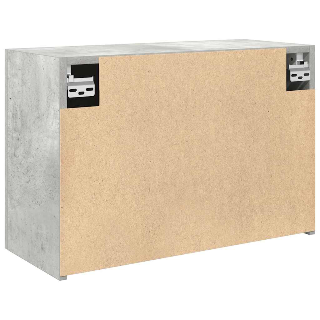 Baderomsskap Betonggrå 60x25x40 cm
