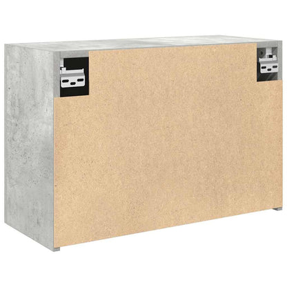 Baderomsskap Betonggrå 60x25x40 cm