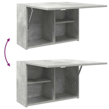 Baderomsskap Betonggrå 60x25x40 cm
