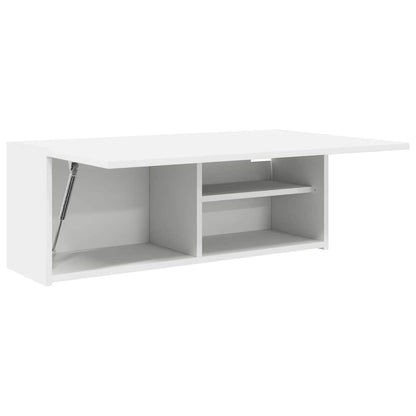 Baderomsskap Hvit 80x25x30 cm
