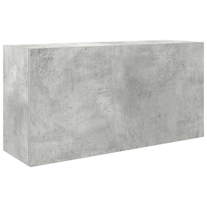 Baderomsskap Betonggrå 80x25x40 cm