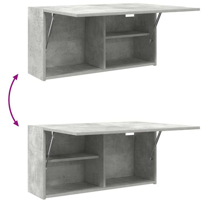 Baderomsskap Betonggrå 80x25x40 cm
