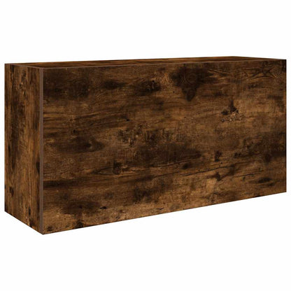 Baderomsskap Røkt Eik 80x25x40 cm