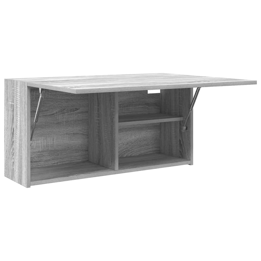 Baderomsskap Sonoma Grå 80x25x40 cm