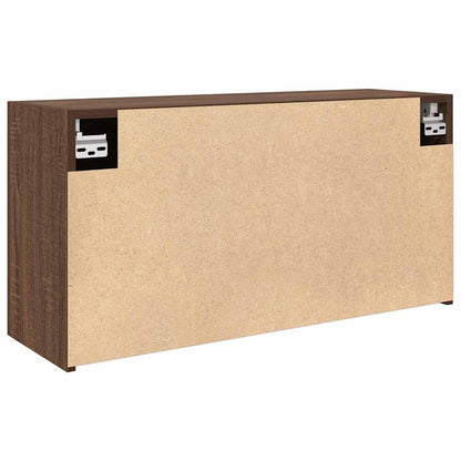 Baderomsskap Brun Eik 80x25x40 cm