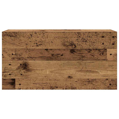 Baderomsskap Gammelt Tre 80x25x40 cm