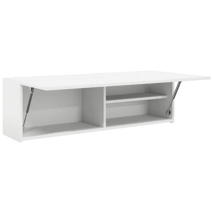 Baderomsskap Hvit 100x25x30 cm