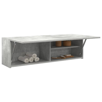 Baderomsskap Betonggrå 100x25x30 cm
