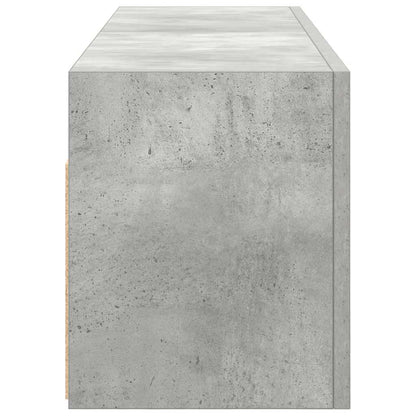 Baderomsskap Betonggrå 100x25x30 cm