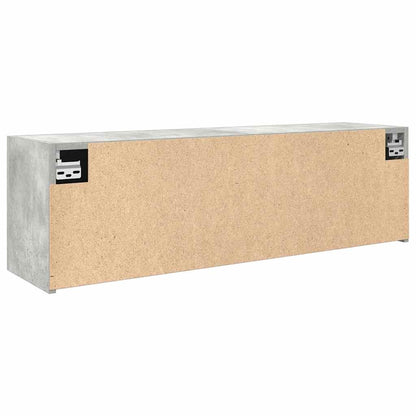 Baderomsskap Betonggrå 100x25x30 cm
