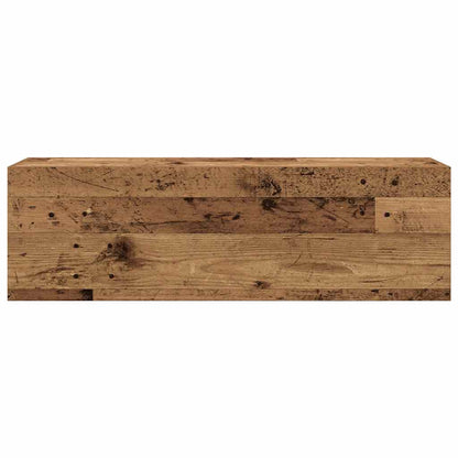 Baderomsskap Gammelt Tre 100x25x30 cm