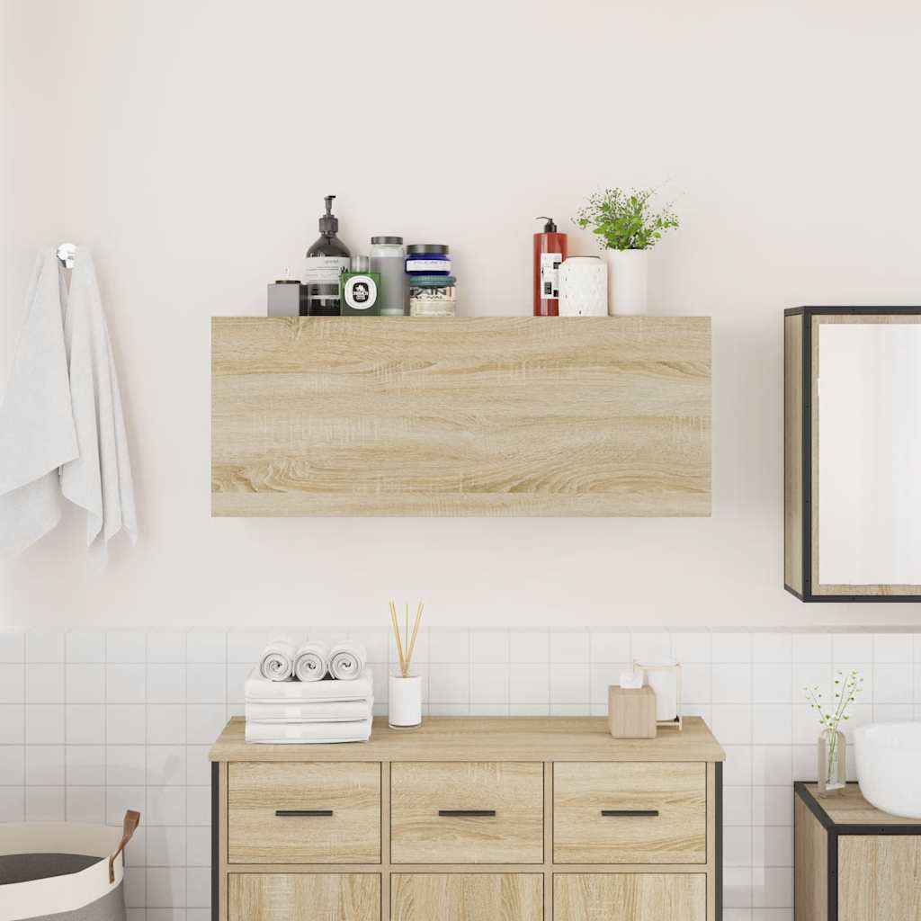 Baderomsskap Sonoma Eik 100x25x40 cm
