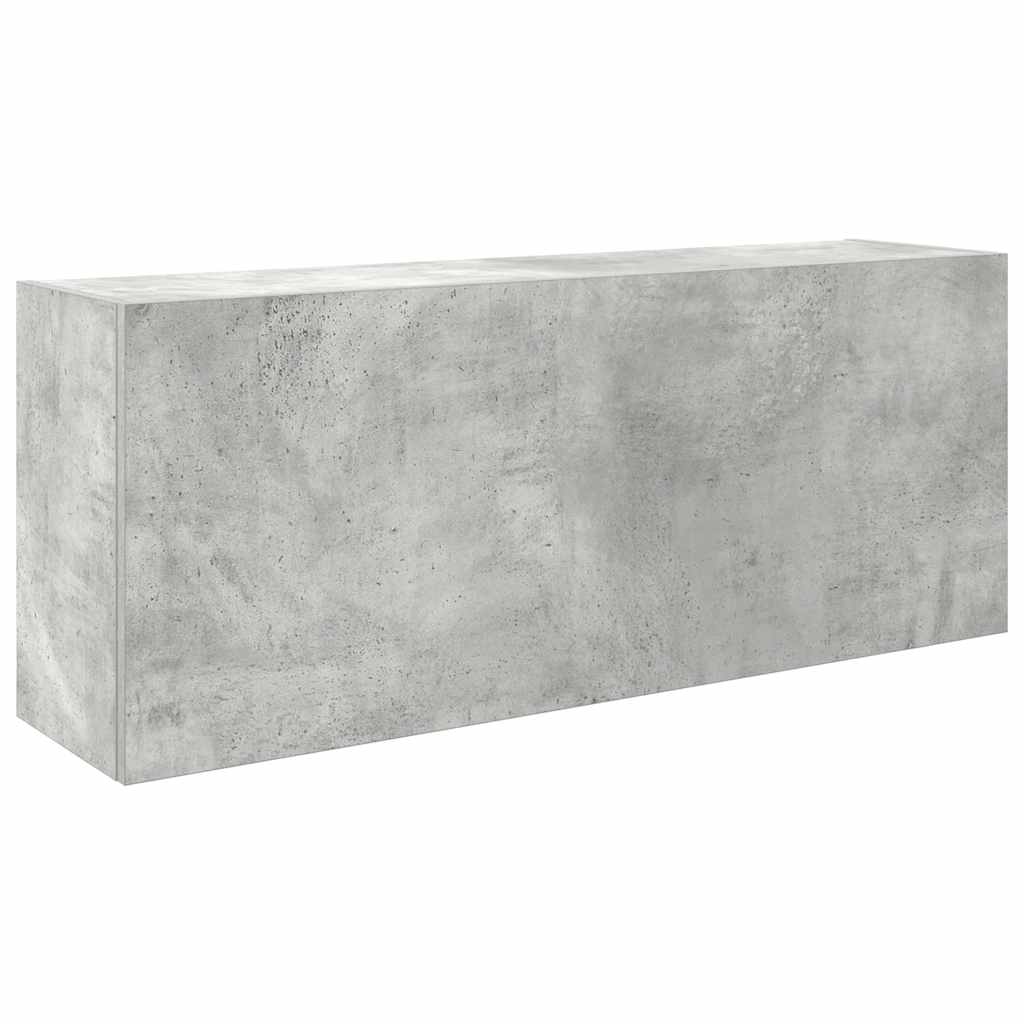 Baderomsskap Betonggrå 100x25x40 cm