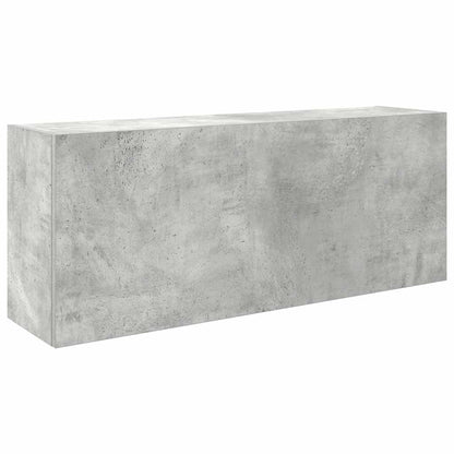 Baderomsskap Betonggrå 100x25x40 cm