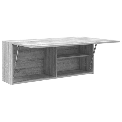 Baderomsskap Sonoma Grå 100x25x40 cm