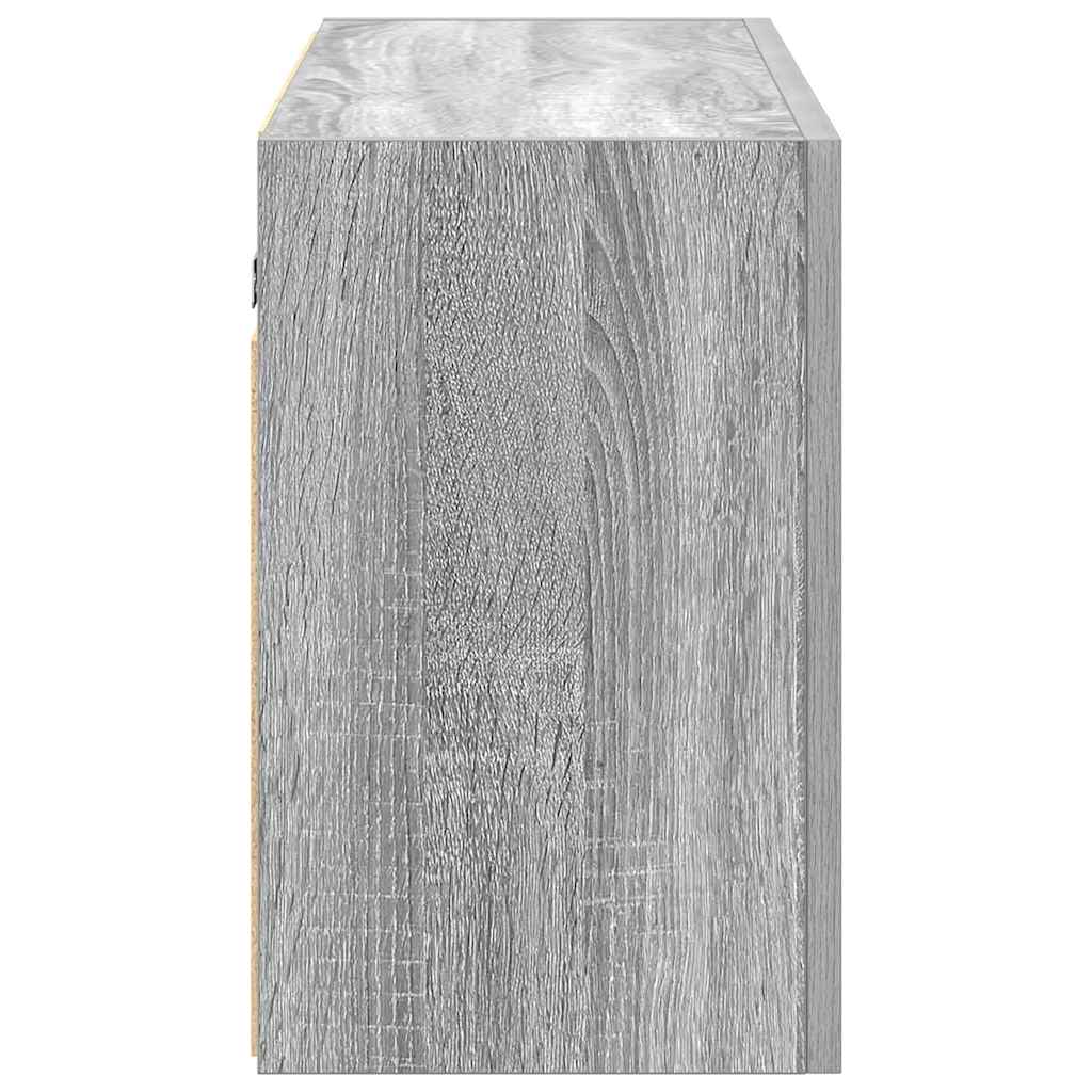 Baderomsskap Sonoma Grå 100x25x40 cm