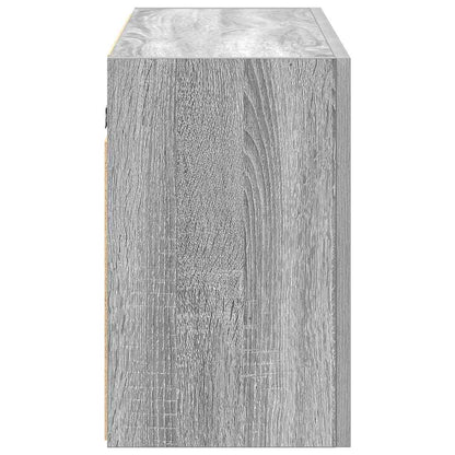 Baderomsskap Sonoma Grå 100x25x40 cm