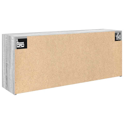 Baderomsskap Sonoma Grå 100x25x40 cm