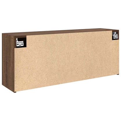 Baderomsskap Brun Eik 100x25x40 cm