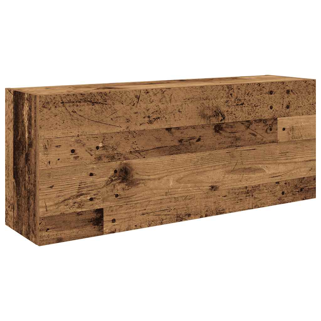 Baderomsskap Gammelt Tre 100x25x40 cm
