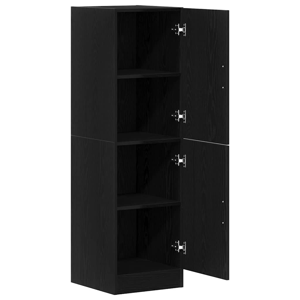 Skap Svart 38x41,5x131,5 cm