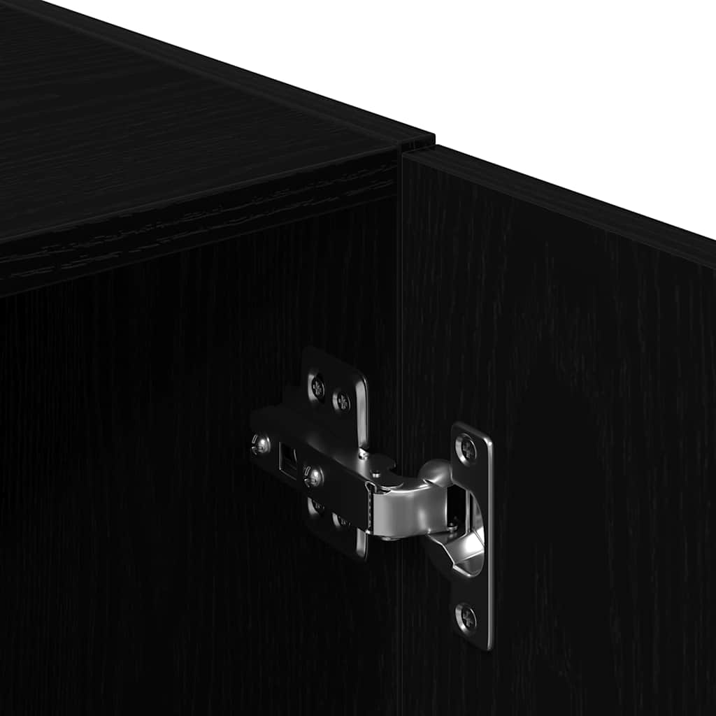 Skap Svart 38x41,5x131,5 cm