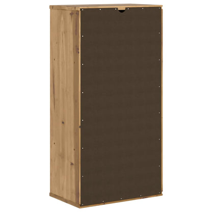 Skap Tre heltre furu med skuffer ODDA 40x24x79 cm