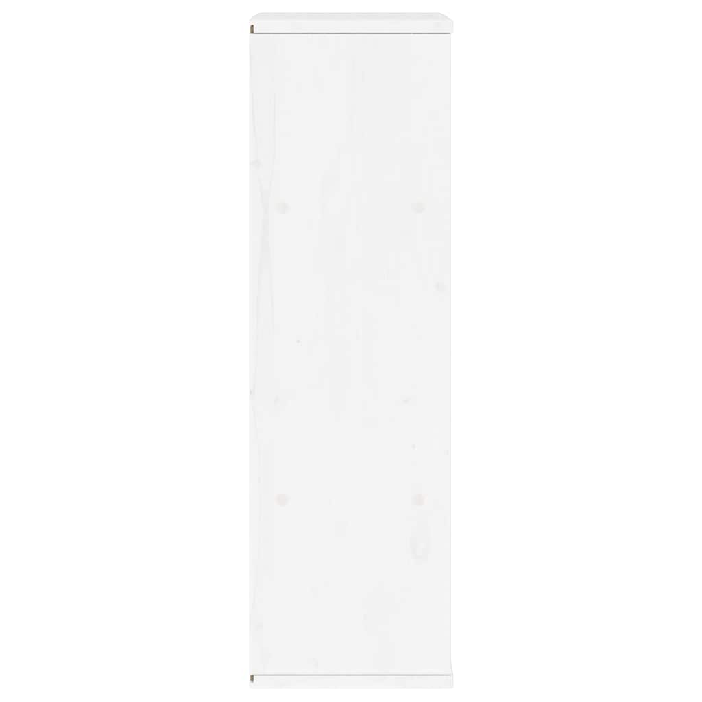 Skap hvit med skuffer ODDA 40x24x79 cm heltre furu