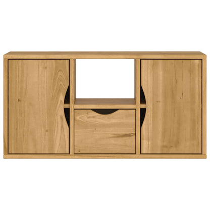 TV-Møbel Tre Tv-skap heltre furu med skuff ODDA 79x24x40 cm