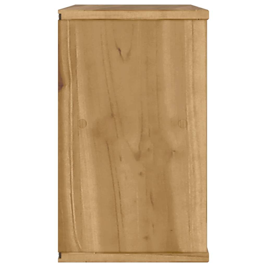 TV-Møbel Tre Tv-skap heltre furu med skuff ODDA 79x24x40 cm