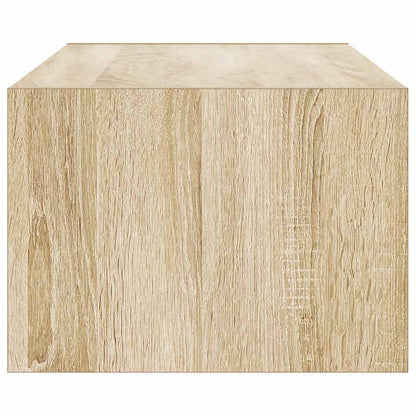 TV-Møbel Sonoma Eik TV-benk med LED-lys 100X35,5x25 cm