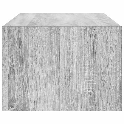 TV-Møbel Sonoma Grå TV-benk med LED-lys 100X35,5x25 cm