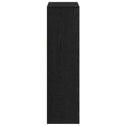 Bokhylle Svart 66x31x112 cm