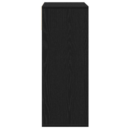 Bokhylle Svart 66x31x80 cm