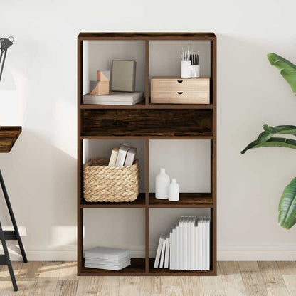 Bokhylle Røkt Eik 66x31x112 cm