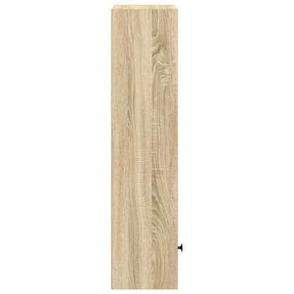 Bokhylle sonoma eik 31x24x102 cm konstruert tre