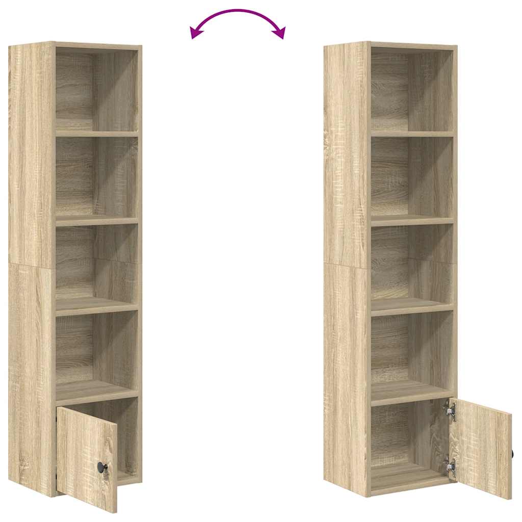 Bokhylle Sonoma Eik 31x24x127 cm