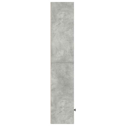 Bokhylle Betonggrå 31x24x127 cm