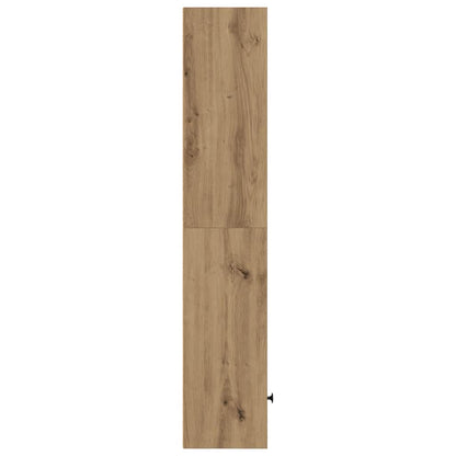 Bokhylle artisan eik 31x24x127 cm konstruert tre