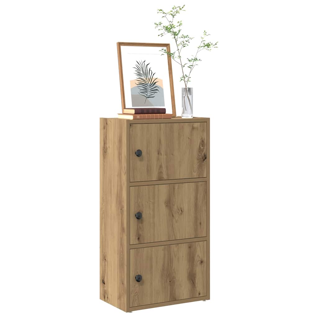 Bokhylle Artisan Eik 40x24x77 cm