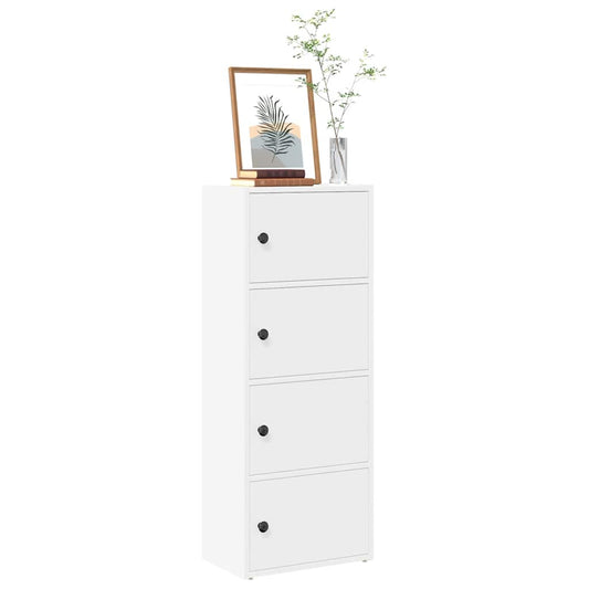 Bokhylle Hvit 40x24x102 cm
