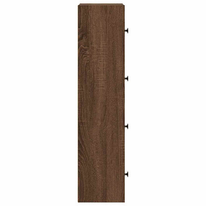 Bokhylle Brun Eik 40x24x102 cm