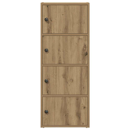 Bokhylle artisan eik 40x24x102 cm konstruert tre