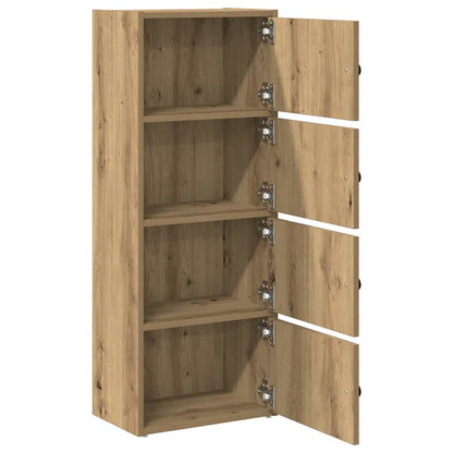 Bokhylle artisan eik 40x24x102 cm konstruert tre
